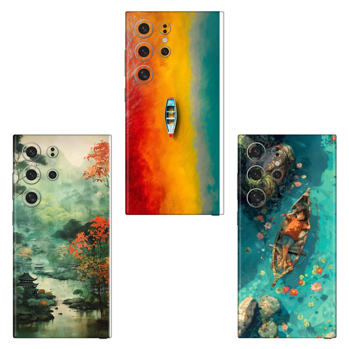 Combo 119 Mobile Skin Pack Of 3 Combo
