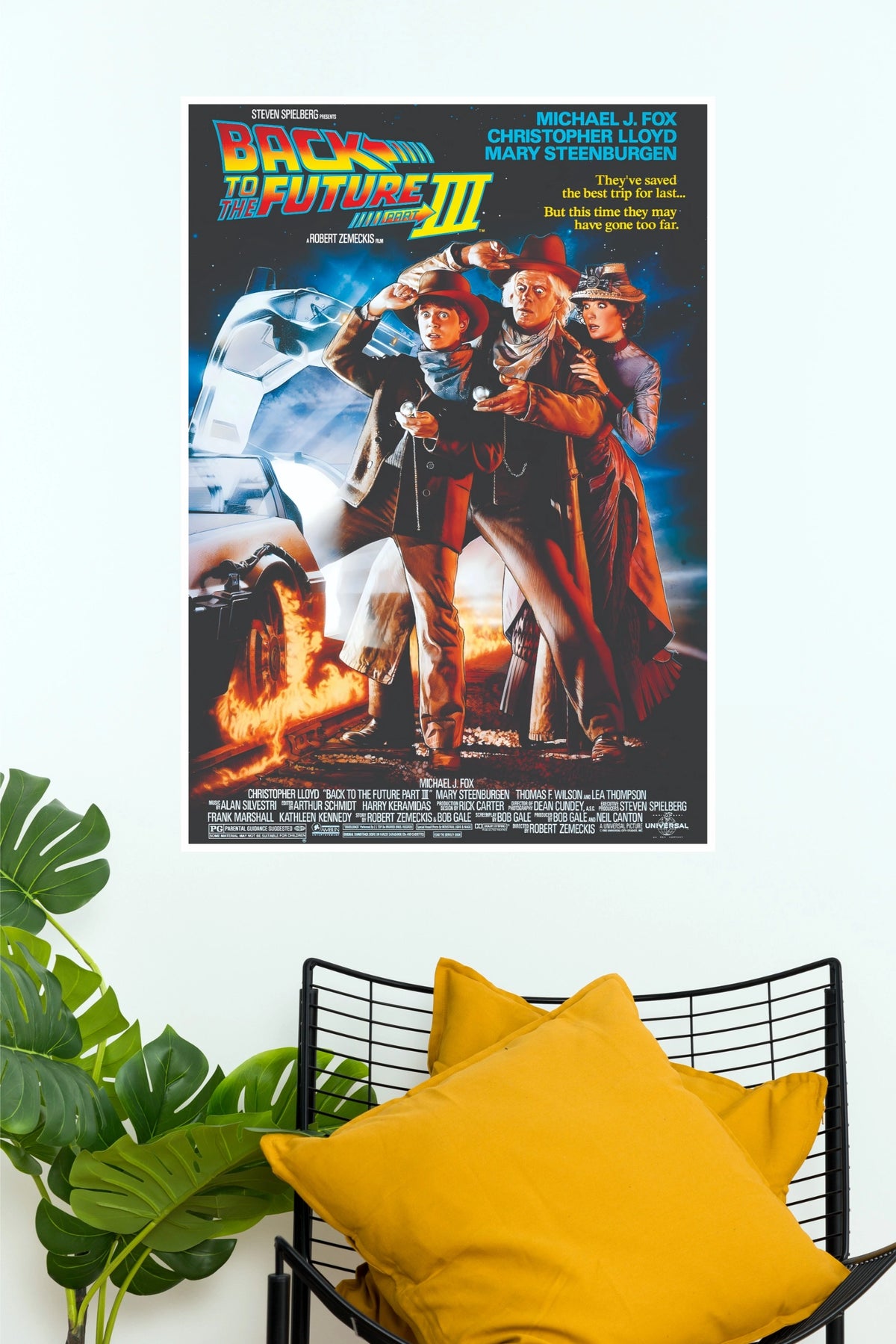 Back to the Future Part II Movie Poster | Retro Sci-Fi Time Travel Wall Art  (Hollywood  Poster)