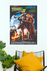 Back to the Future Part II Movie Poster | Retro Sci-Fi Time Travel Wall Art  (Hollywood  Poster)