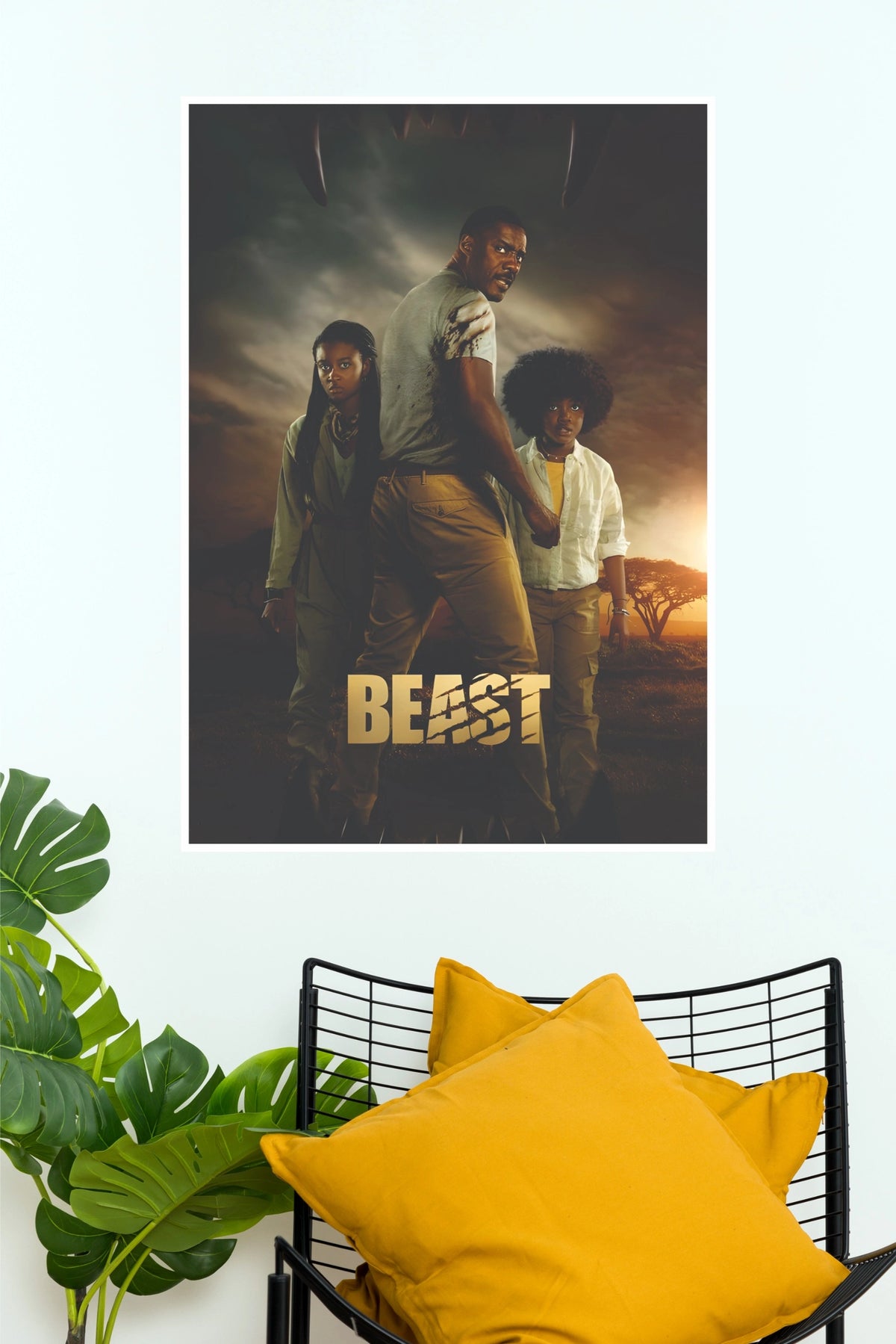 Beast 2025 Movie Poster | Dark Thriller Movie Wall Art | Paper Poster  (Hollywood  Poster)