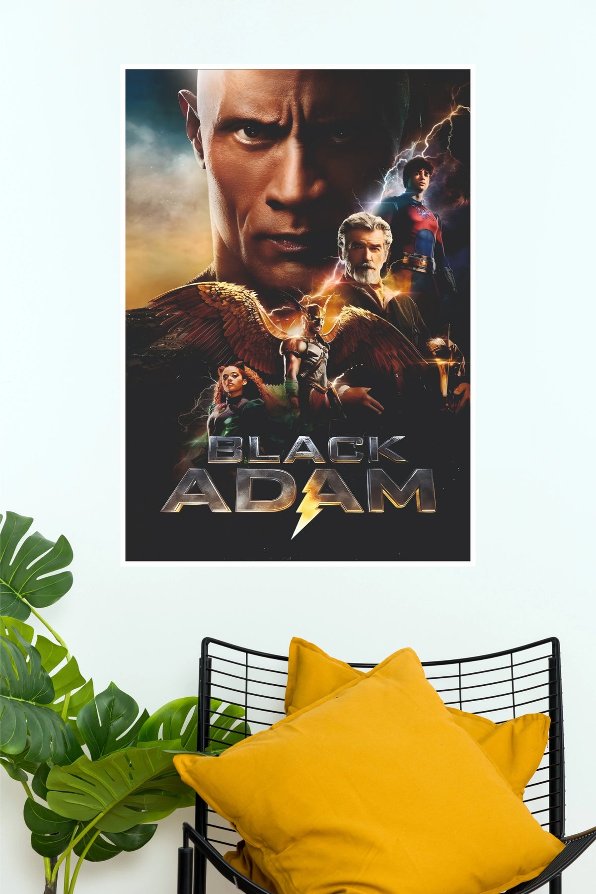 Black Adam Movie Poster | DC Superhero Wall Art | Action Movie Decor  (Hollywood  Poster)