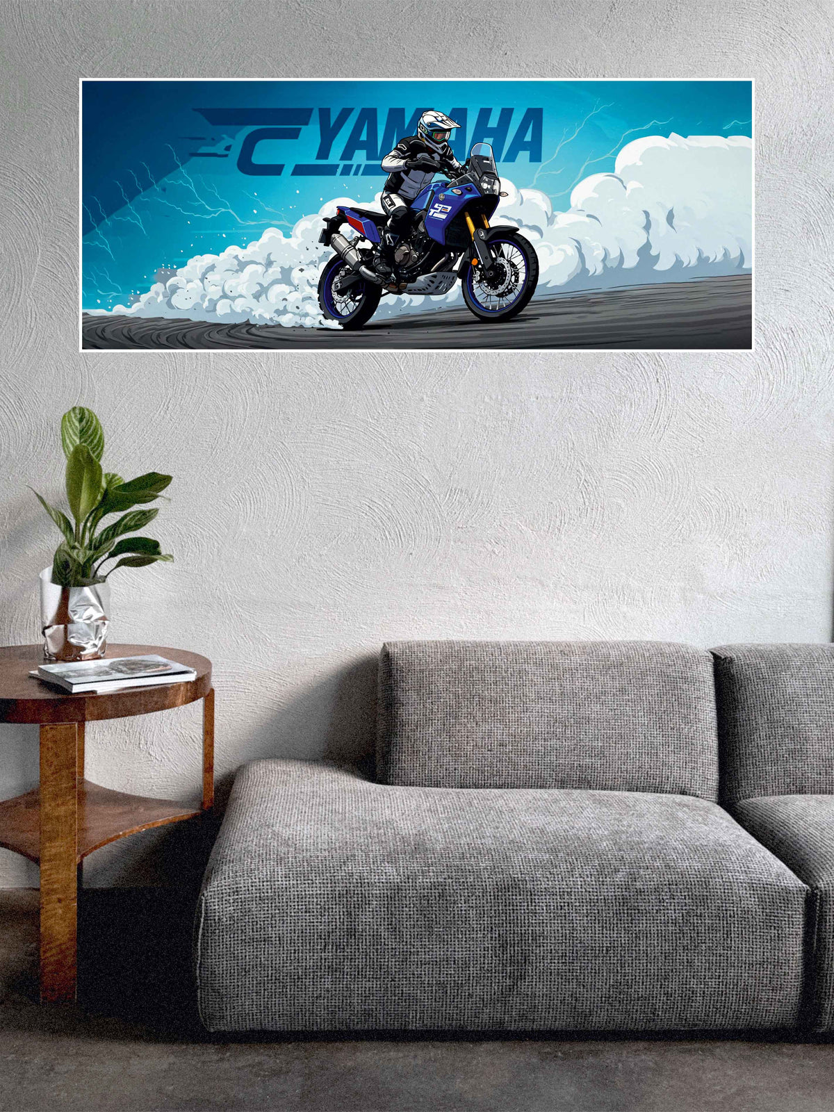 Ride the Storm Yamaha in Action | Big Infinity Poster