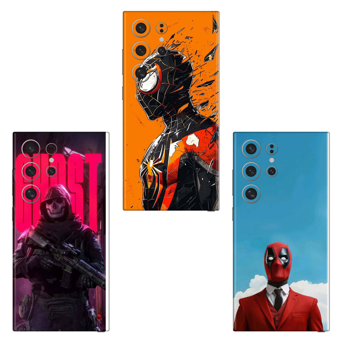 Combo 121 Mobile Skin Pack Of 3 Combo