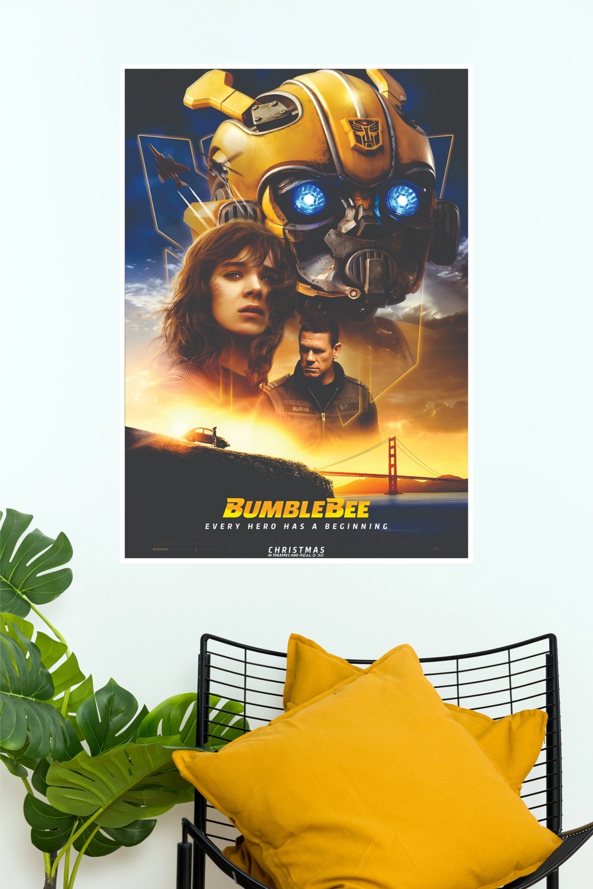 Bumblebee Movie Poster | Transformers Robot Action Wall Art (Hollywood  Poster)