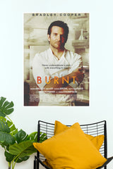 Burnt Bradley Cooper Movie Poster | Hollywood Chef Drama Wall Decor (Hollywood  Poster)