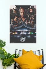 Fast X Movie Poster – Dominic Toretto Action Car Racing Wall Art | Poster Velley(Hollywood Poster)