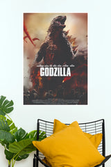 Godzilla Movie Poster | Giant Monster Action Wall Art (Hollywood Poster)