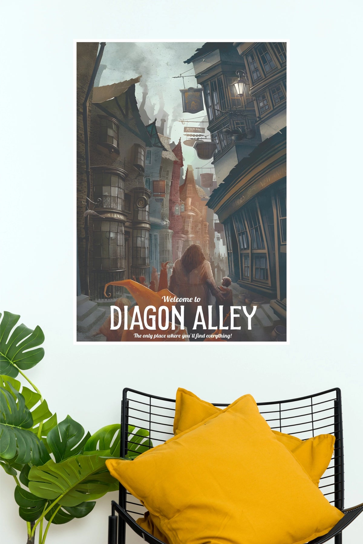 Diagon Alley Movie Poster | Magical Wizarding World Wall Art   (Hollywood   Poster)