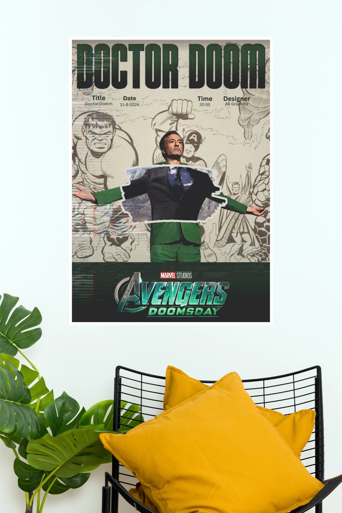 Doctor Doom Avengers Doomsday Premium Digital Print Poster (Hollywood Poster)