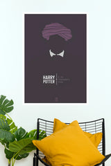 Harry Potter Minimalist Poster | The Philosopher’s Stone Wizard Wall Art (Hollywood Poster)