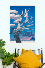 Edward Scissorhands Movie Poster – Tim Burton Gothic Fantasy Wall Art (Hollywood Poster)