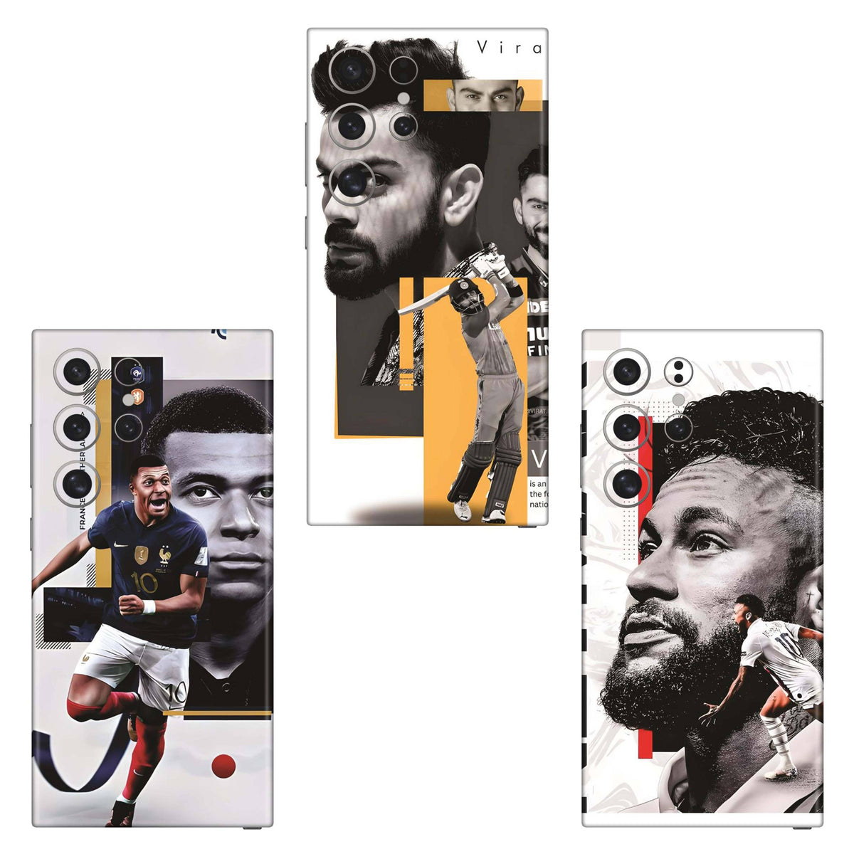 Combo 127 Mobile Skin Pack Of 3 Combo