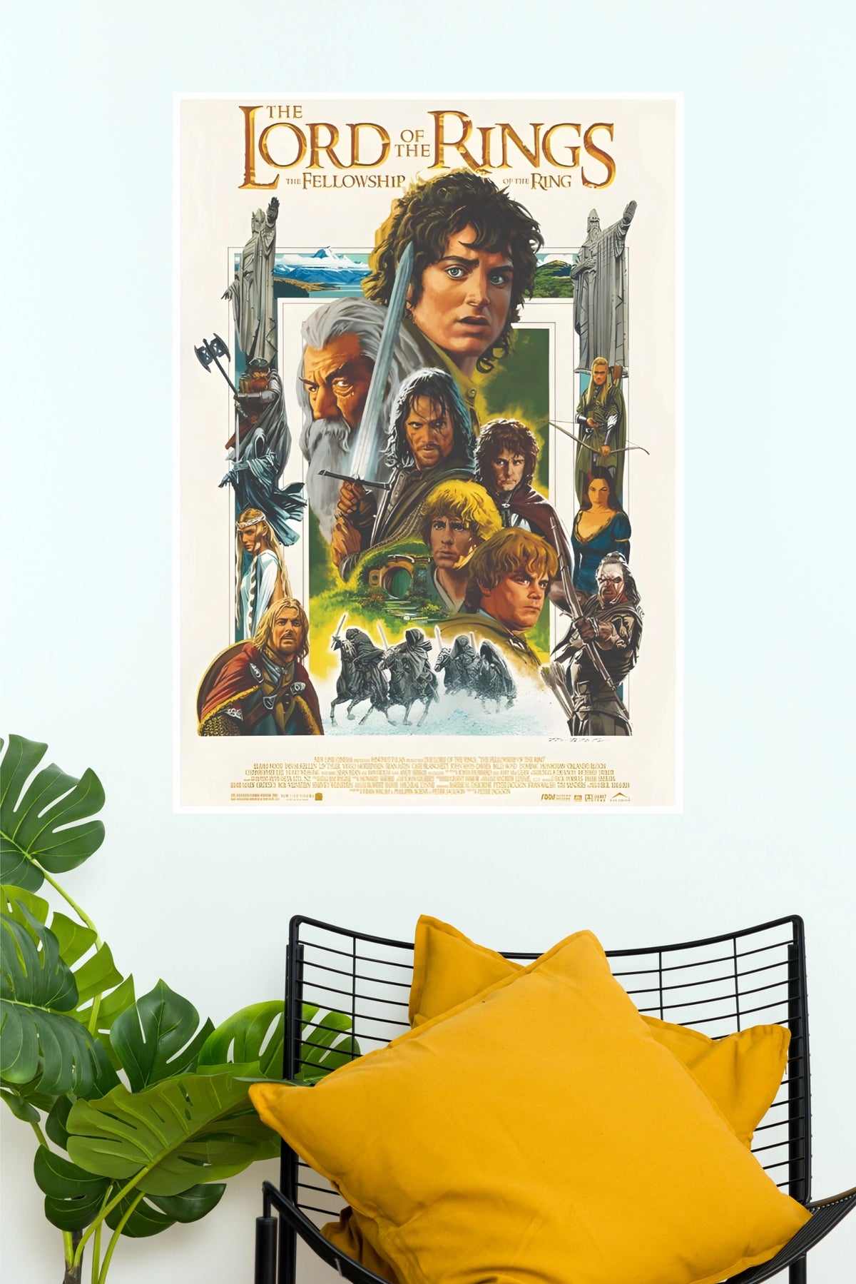 The Lord of the Rings Fellowship of the Ring Classic Movie Poster | Fantasy Wall Art  (Hollywood  Poster)