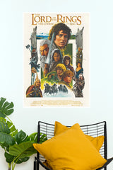 The Lord of the Rings Fellowship of the Ring Classic Movie Poster | Fantasy Wall Art  (Hollywood  Poster)
