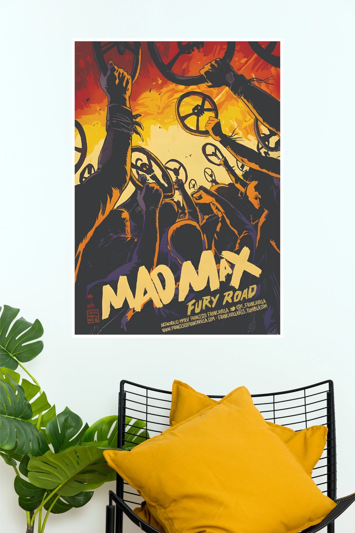 Mad Max Fury Road Movie Poster – Vintage Action Movie Wall Art  (Hollywood  Poster)