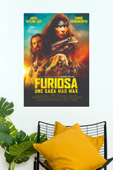 Furiosa A Mad Max Saga Movie Poster – Anya Taylor-Joy & Chris Hemsworth Wall ArtFuriosa A Mad Max Saga Movie Poster – Anya Taylor-Joy & Chris Hemsworth Wall Art    (Hollywood  Poster)