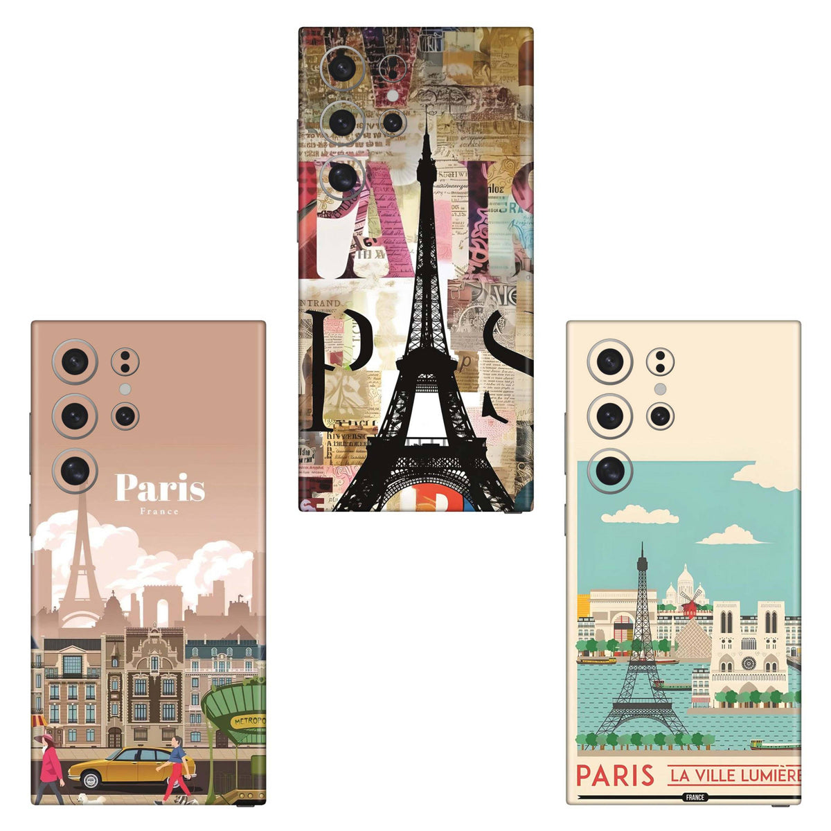 Combo 129 Mobile Skin Pack Of 3 Combo