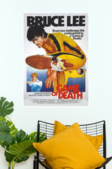 Bruce Lee Game of Death Vintage Movie Poster – Martial Arts Wall Art  (Hollywood  Poster)