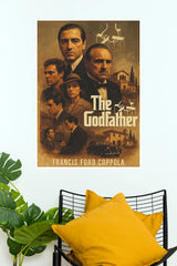 The Godfather Vintage Classic Movie Wall Poster  (Hollywood  Poster)