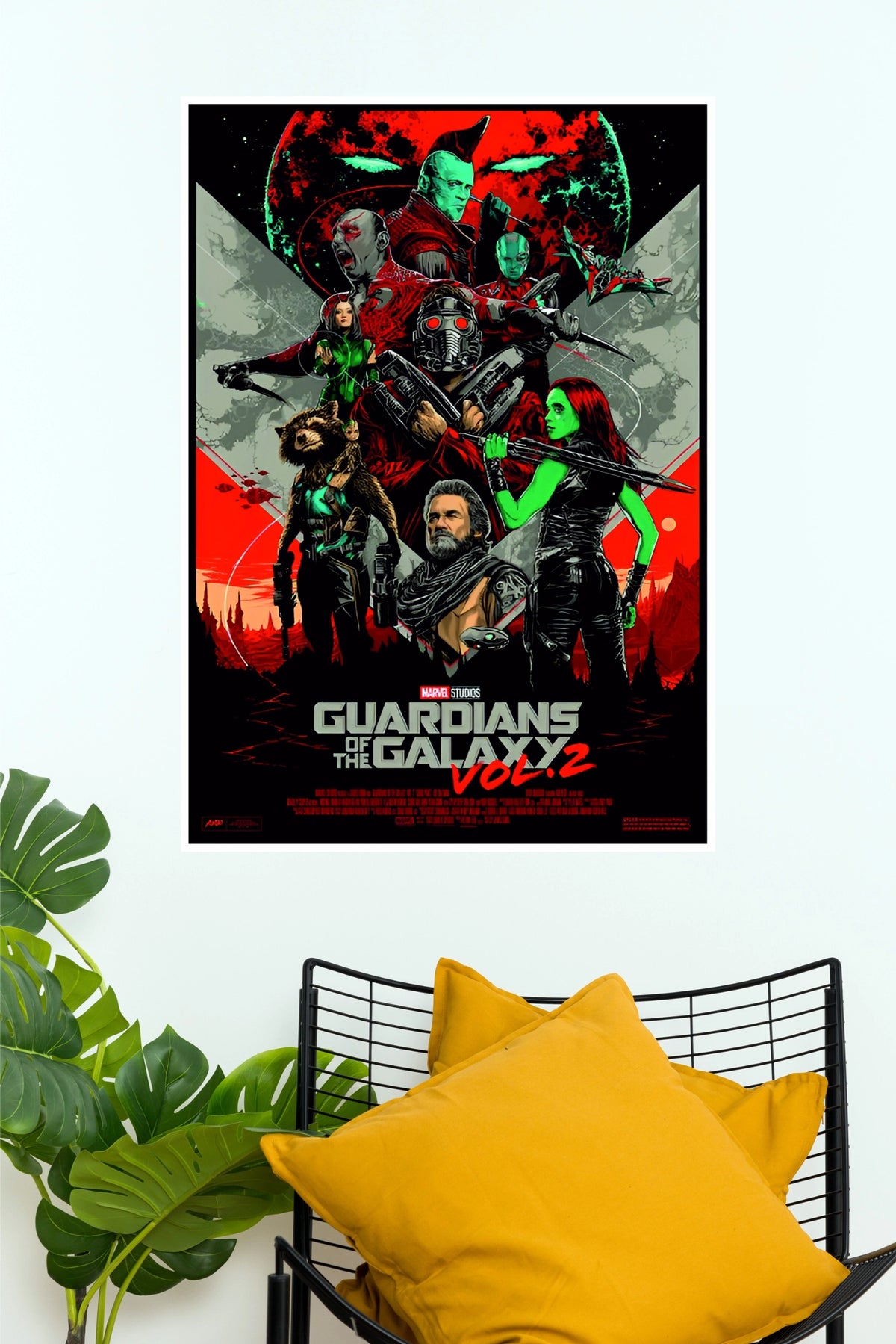 Guardians of the Galaxy Vol. 2 Printed Fabric – Marvel Superhero Movie Poster Design( Hollywood Poster)