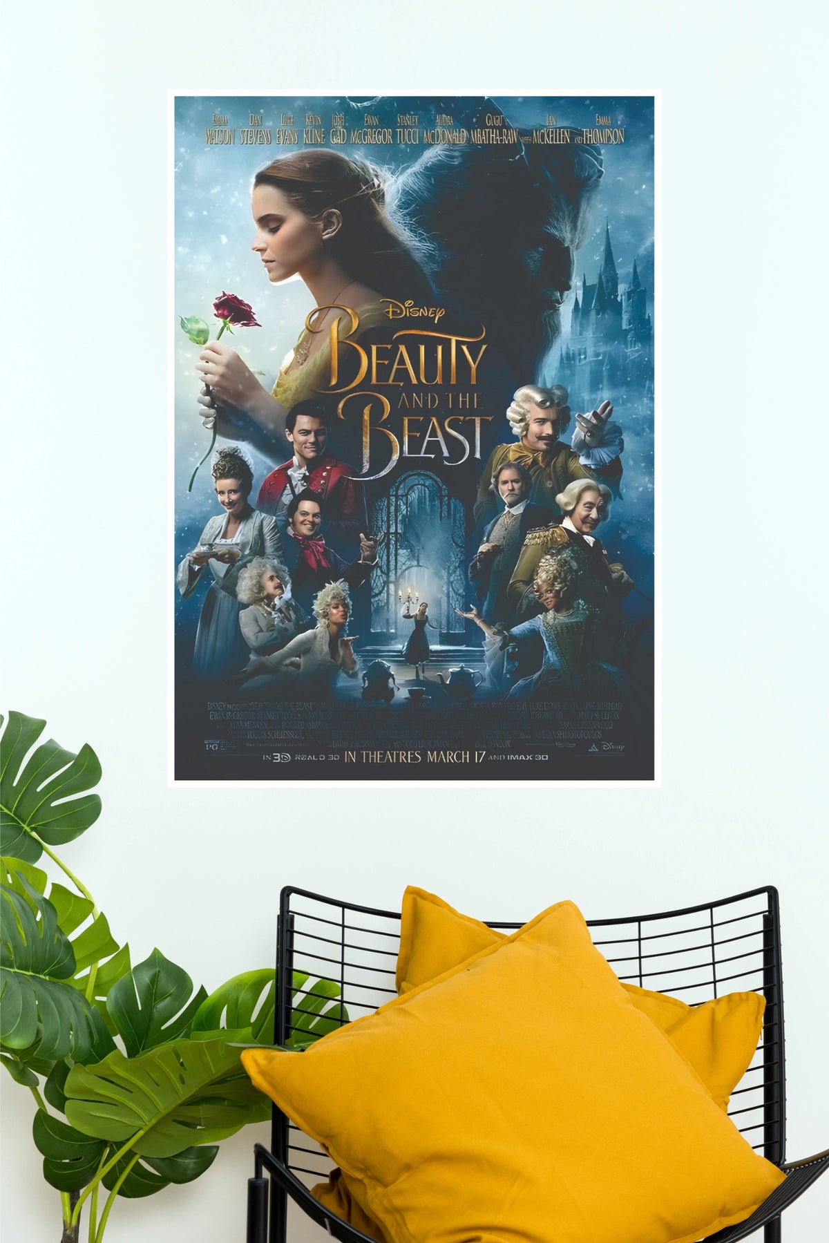 Beauty and the Beast – Premium Digital Printed Movie Poster ( Hollywood Poster)