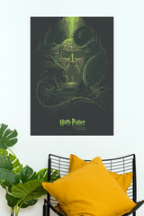 Harry Potter Chamber of Secrets Poster | Dark Fantasy Basilisk Wall Art ( Hollywood Poster)