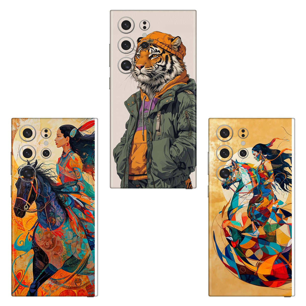 Combo 132 Mobile Skin Pack Of 3 Combo