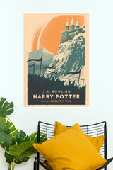 Harry Potter Goblet of Fire Castle Vintage Wall Poster ( Hollywood Poster)