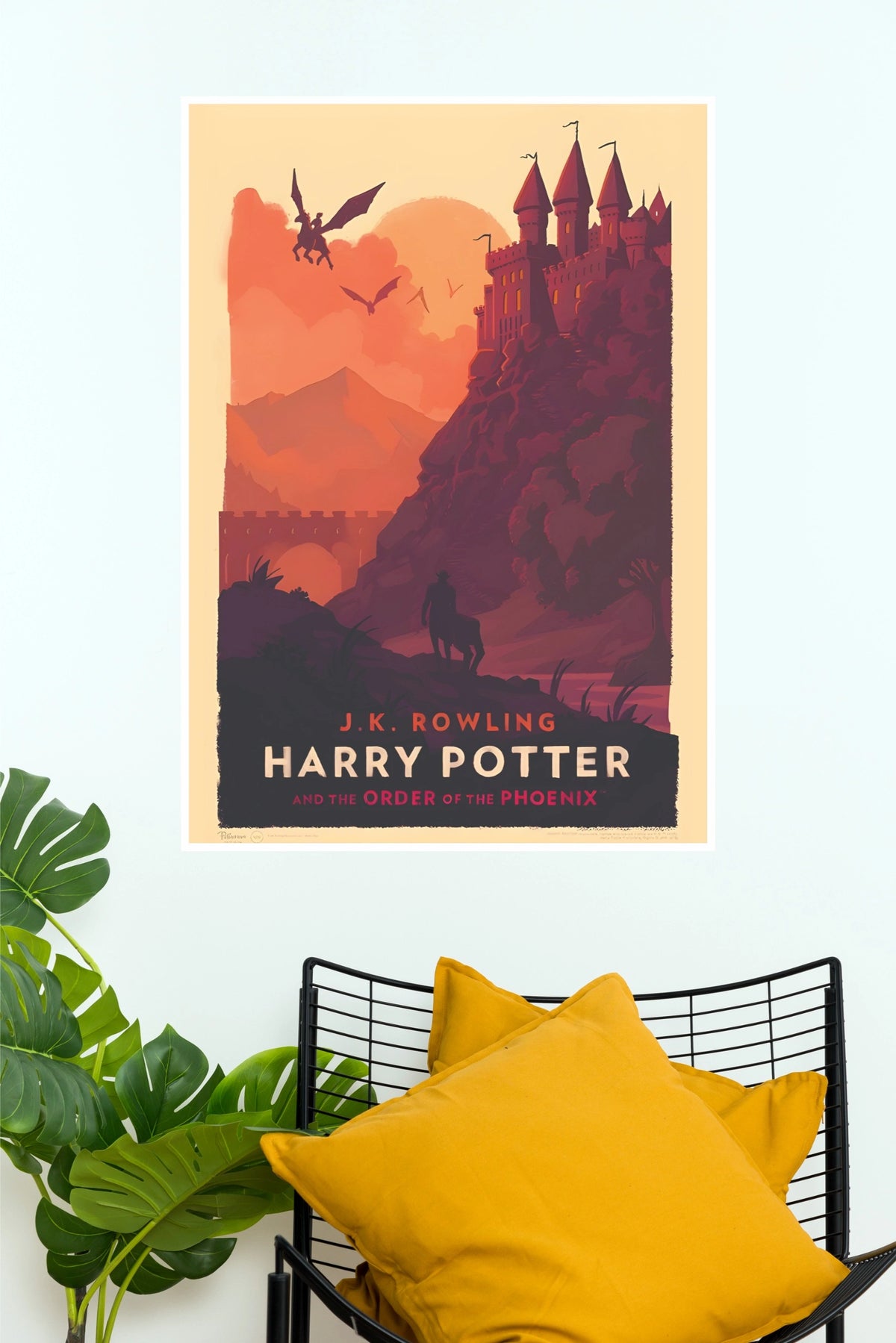 Harry Potter Order of the Phoenix Vintage Castle Wall Poster (Hollywood  Poster)
