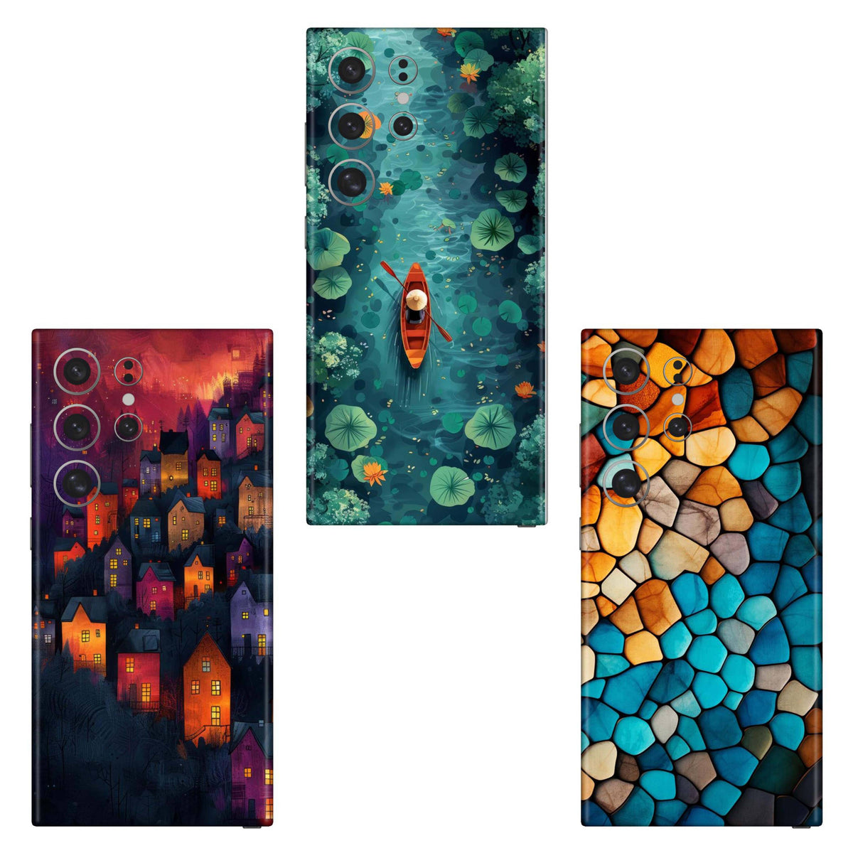 Combo 133 Mobile Skin Pack Of 3 Combo