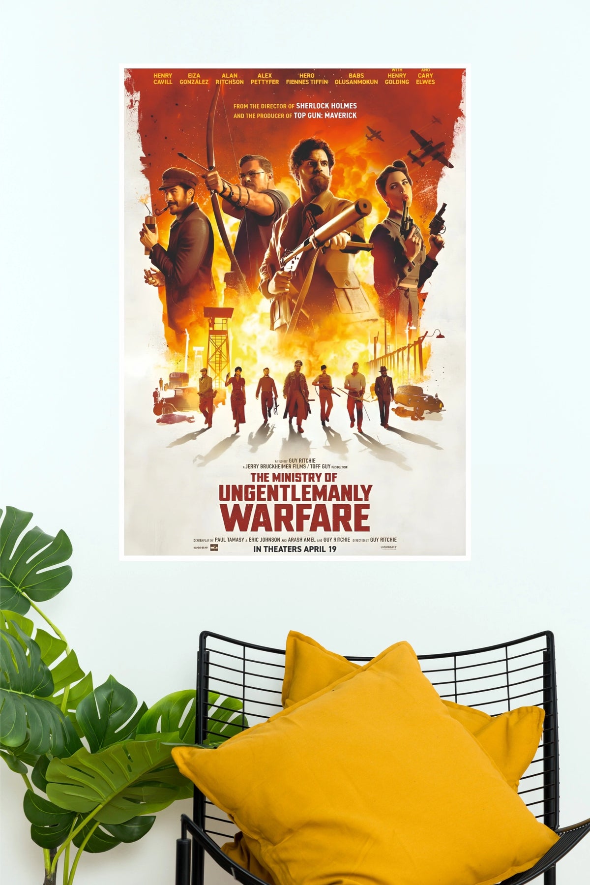 The Ministry of Ungentlemanly Warfare Movie Poster | Action Wall Art (Hollywood  Poster)