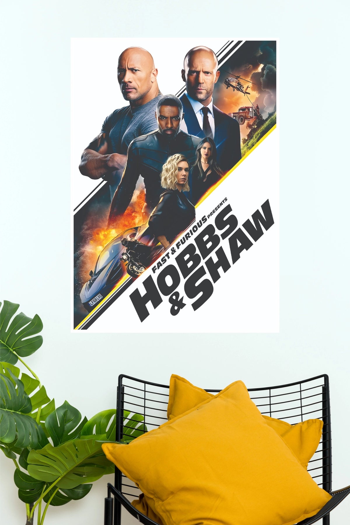 Fast & Furious Presents: Hobbs & Shaw Movie Poster | Action Wall Art (Hollywood  Poster)
