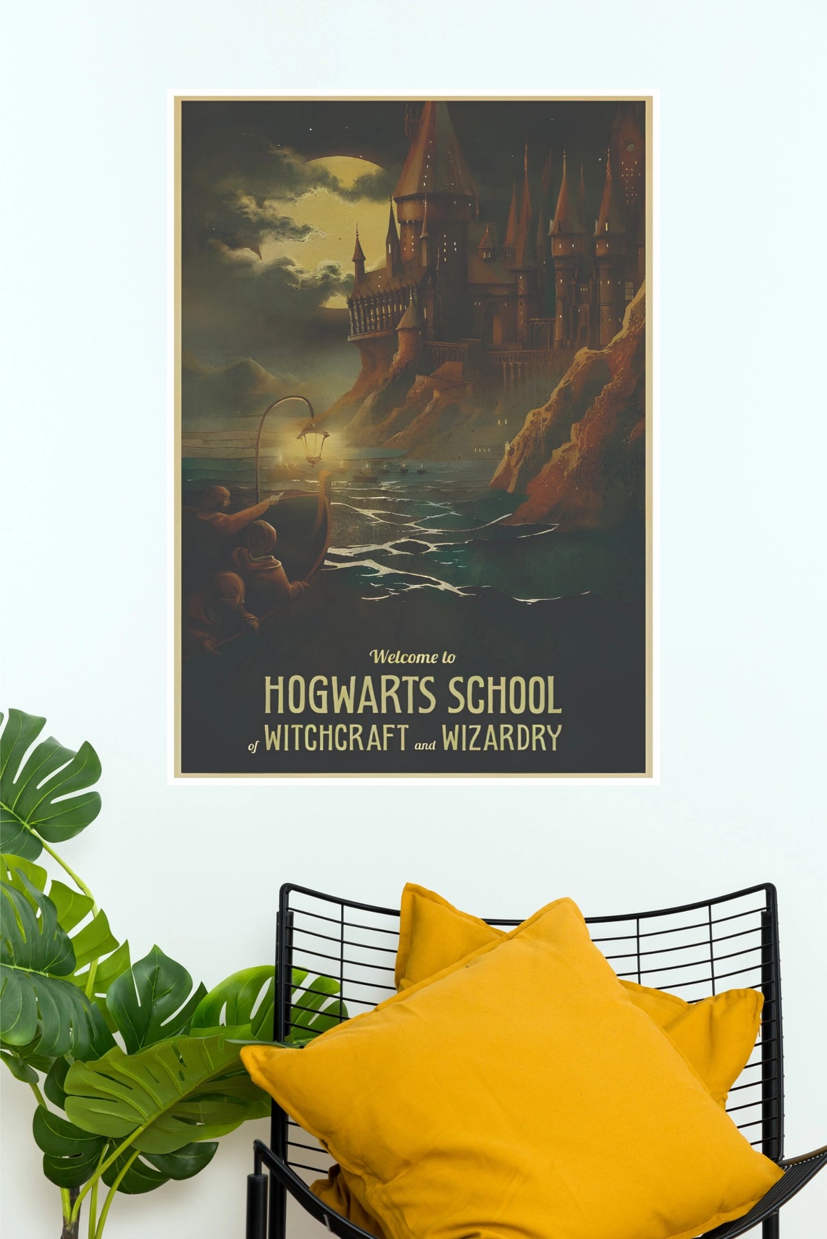 Hogwarts School Harry Potter Poster – Magical Castle Fantasy Wall Art  (Hollywood  Poster)