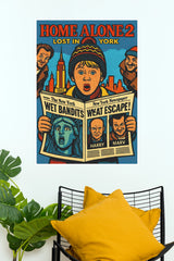 Home Alone 2: Lost in New York Poster | Classic Comedy Movie Wall Art a(Hollywood  Poster)