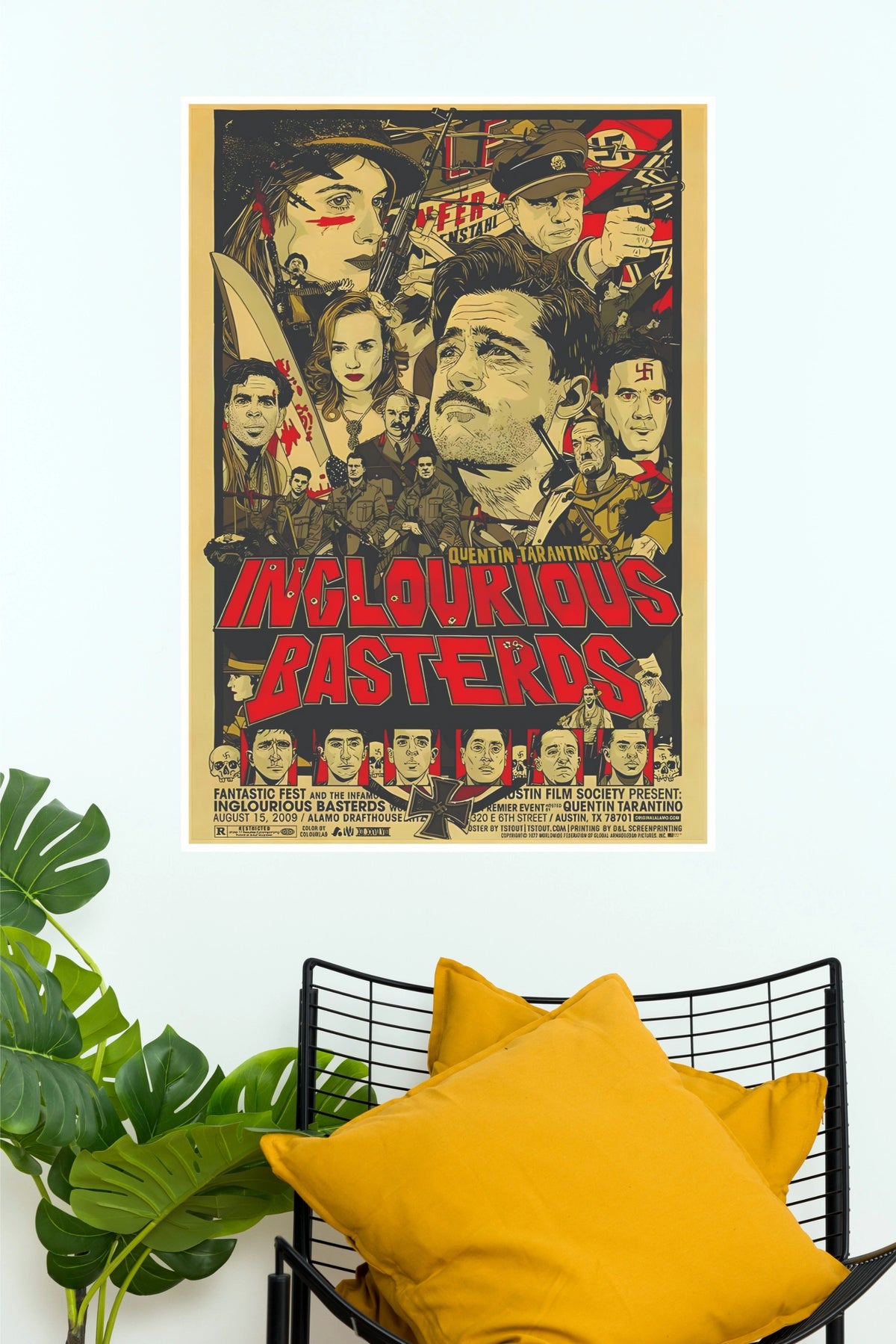 Inglourious Basterds Vintage Movie Poster (Hollywood  Poster)