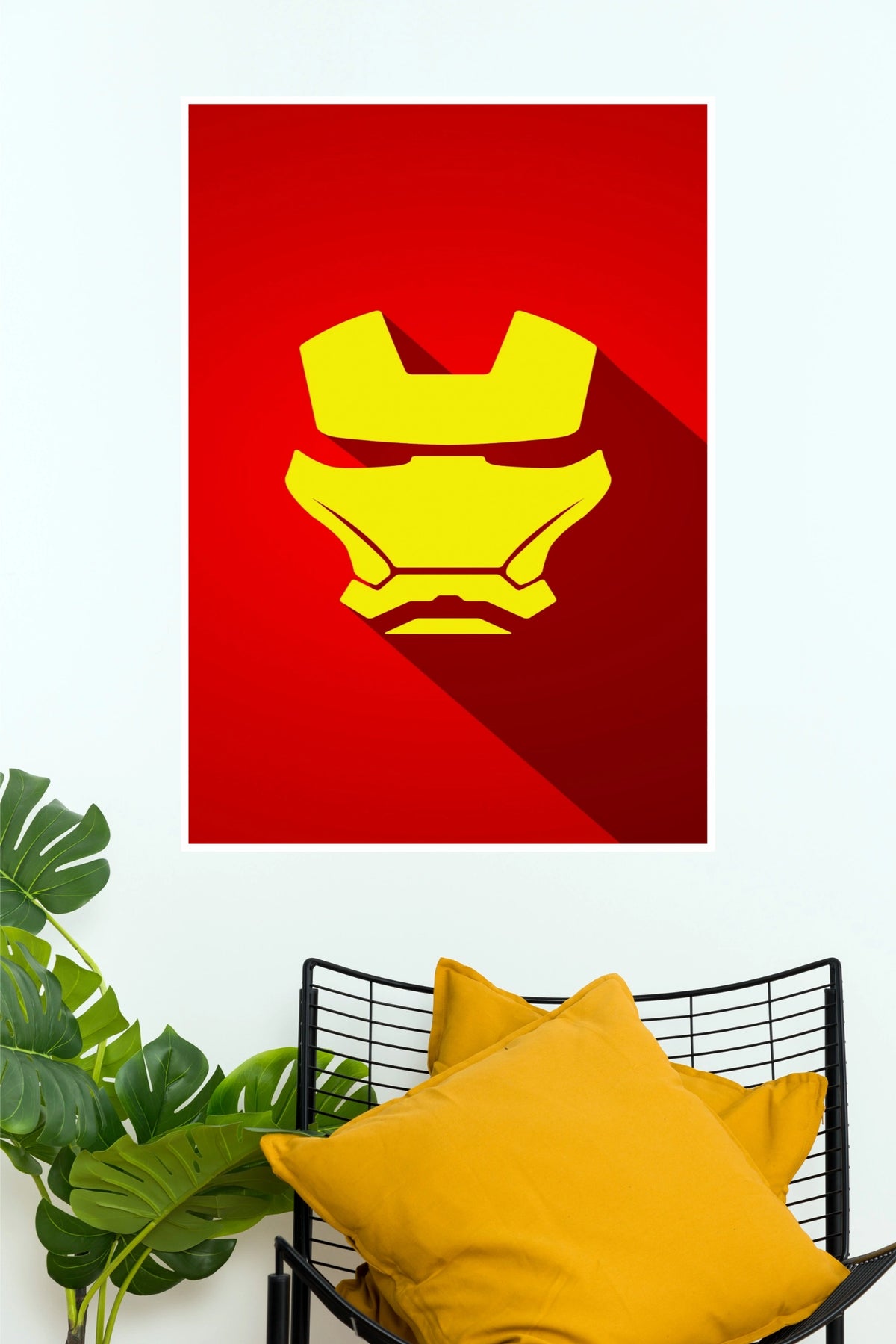 Iron Man Minimalist Marvel Superhero Wall Poster ( Hollywood Poster)