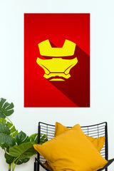 Iron Man Minimalist Marvel Superhero Wall Poster ( Hollywood Poster)