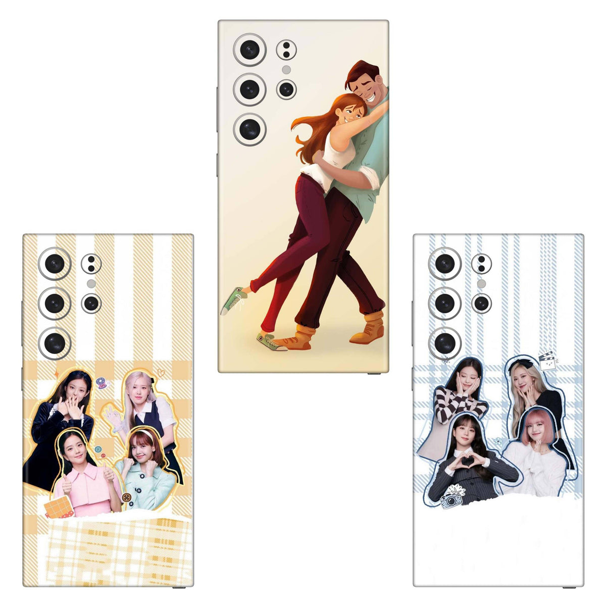 Combo 136 Mobile Skin Pack Of 3 Combo