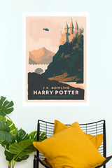 Harry Potter and the Chamber of Secrets Vintage Fantasy Movie Poster ( Hollywood Poster)