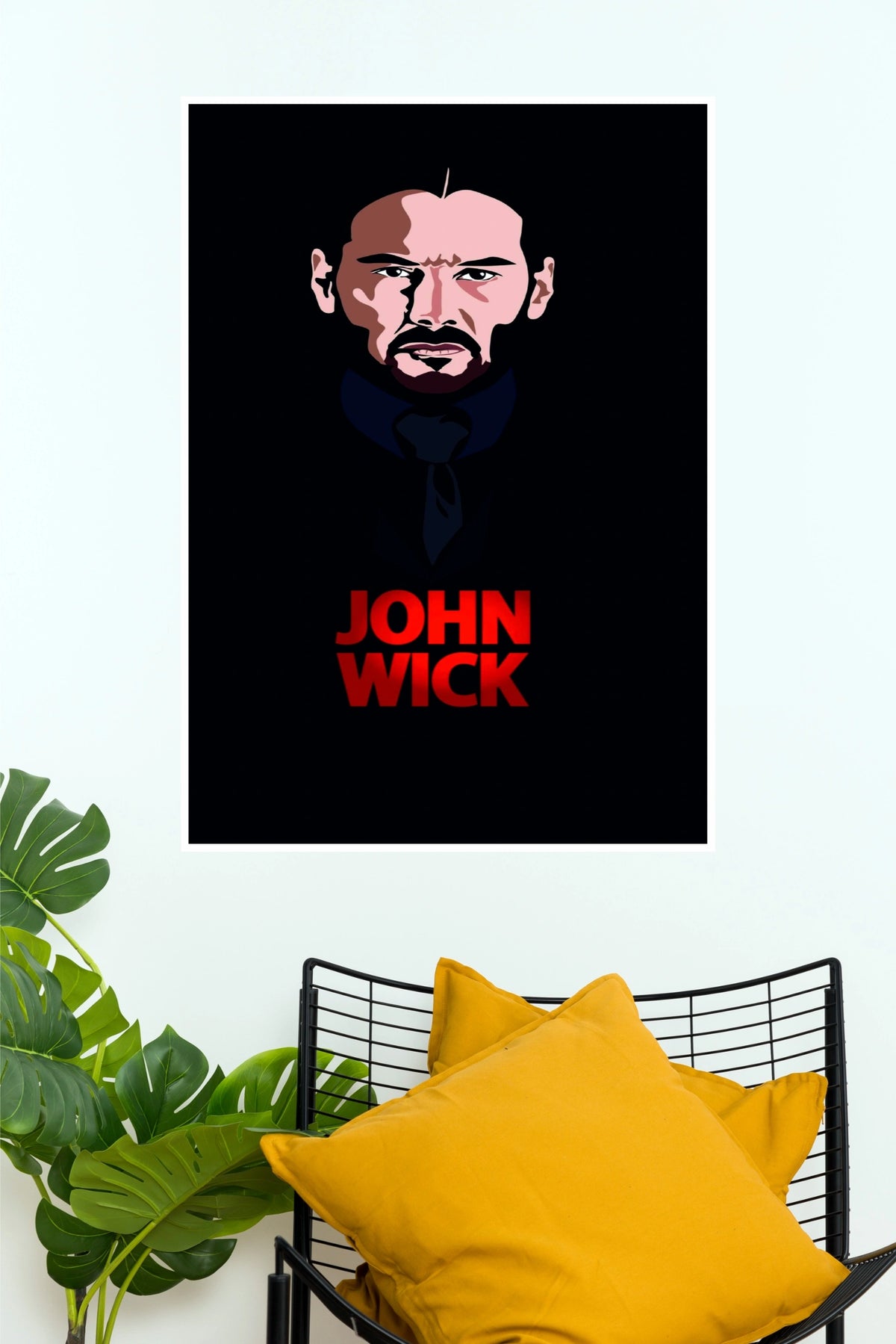 John Wick Movie Poster – Premium Wall Art Print (Hollywood Poster)