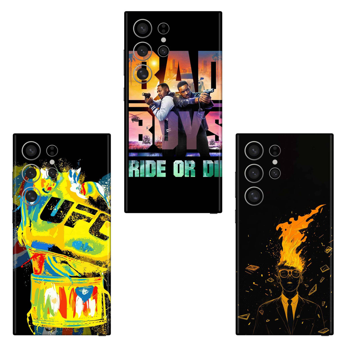 Combo 138 Mobile Skin Pack Of 3 Combo