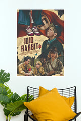 Jojo Rabbit Vintage Movie Poster – Classic Retro Wall Art (Hollywood Poster)