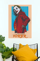 Joker Artistic Movie Poster – Joaquin Phoenix Inspired Pop Art Wall Decor ( Hollywoosd   Poster)
