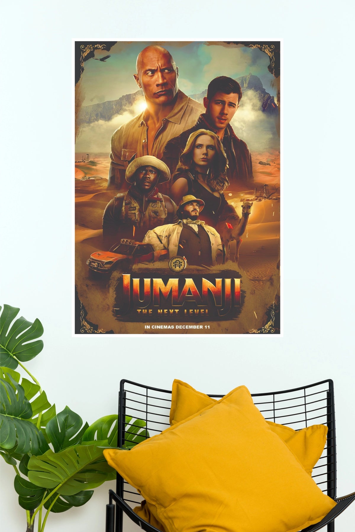 Jumanji The Next Level Adventure Movie Poster | Jungle Action Wall Art – Poster Velley (Hollywood  Poster)
