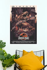 Jurassic Park When Dinosaurs Ruled the Earth Poster | Classic Movie Wall Decor (Hollywood Poster)