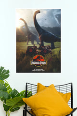 Jurassic Park 25th Anniversary Brachiosaurus Poster | Dinosaur Movie Wall Decor (Hollywood Poster)