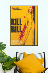 Kill Bill Poster | Uma Thurman Movie Wall Art | Quentin Tarantino Film Poster (Hollywood Poster) (