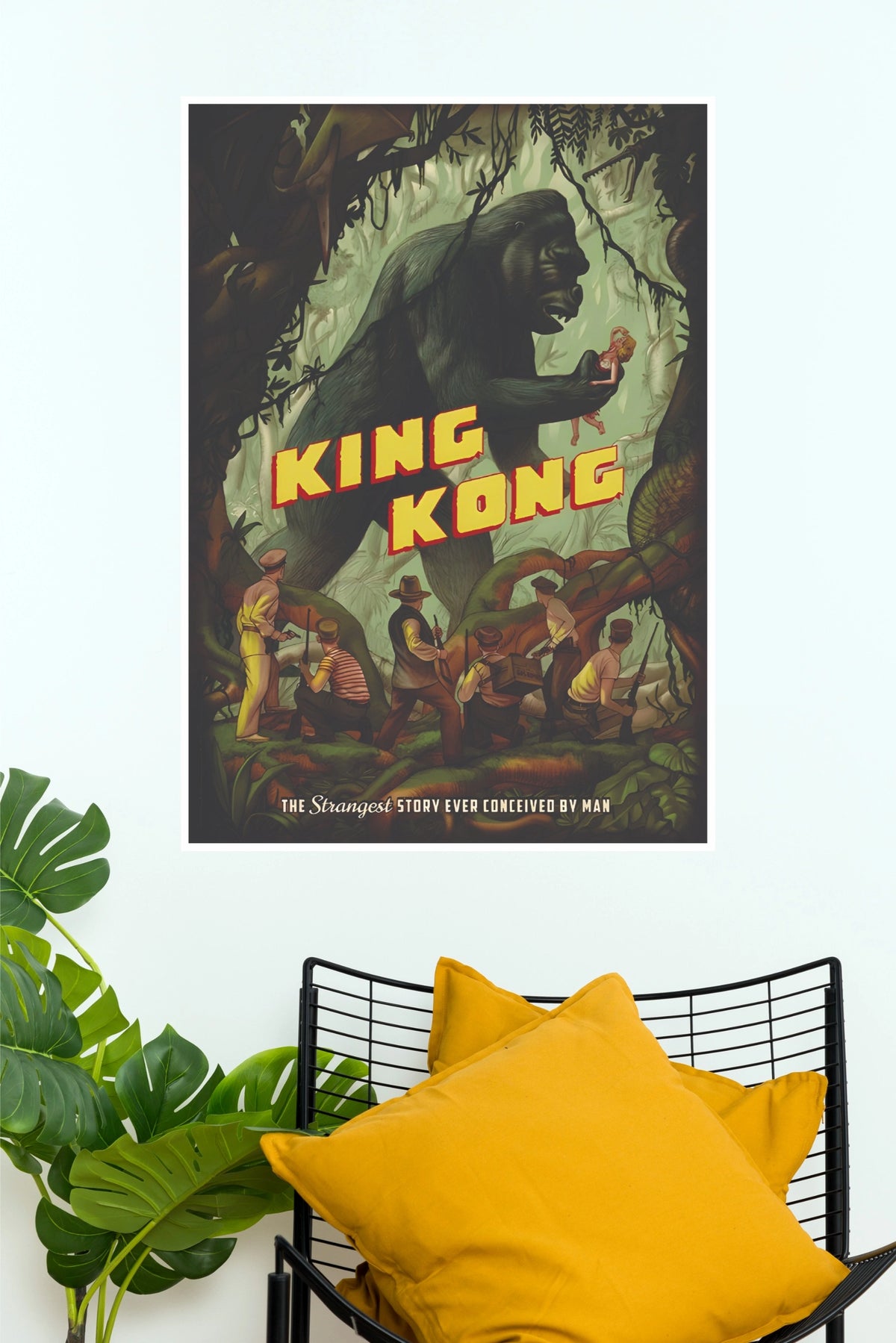 King Kong Vintage Movie Poster – Classic Jungle Monster Wall Art   (Hollywood Poster)