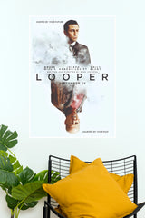 Looper Movie Poster – Time Travel Sci-Fi Thriller Wall Art (Hollywood Poster)