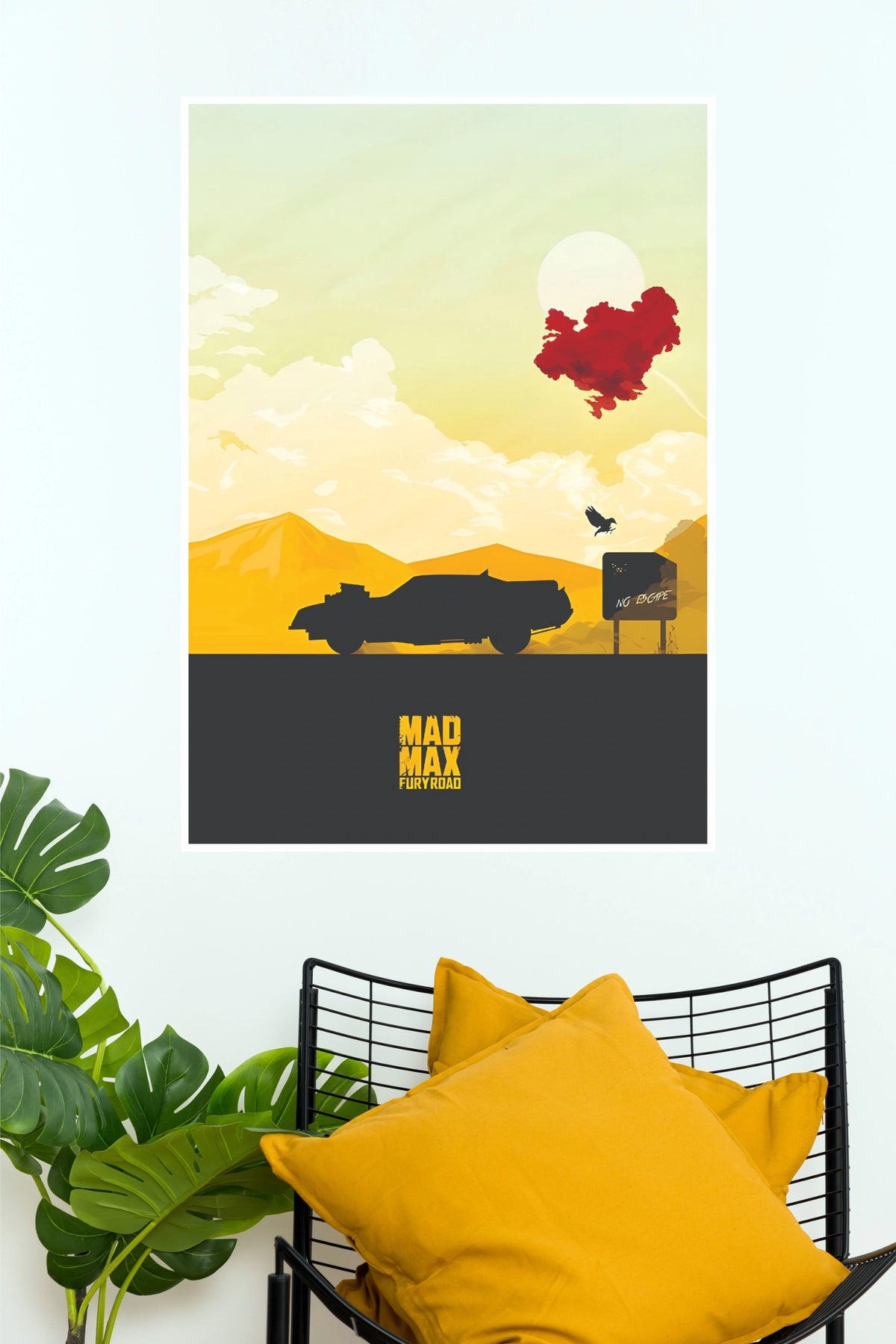 Mad Max: Fury Road Movie Poster | Minimalist Post-Apocalyptic Car Wall Art (Hollywood Poster)